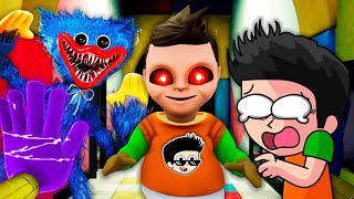 JONDRESITO BEBÉ VISITA LA JUGUETERIA DE POPPY PLAYTIME 1 👶😈  ESCAPAMOS DE HUGGY WUGGY  JONDRES GC [upl. by Yendor]