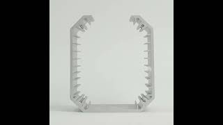 Aluminum Extrusion Dense Tooth Type Aluminum Alloy Radiator Housing [upl. by Karleen]