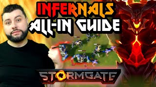 This Infernals AllIn Build Hits ULTRA FAST • Stormgate Guide [upl. by Itram]