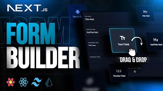 NextJs course Full stack Form builder React Typescript  DndKit PostgreSQL Prisma Tailwind [upl. by Leribag331]