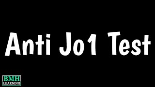 Anti Jo1 Blood Test  Anti Synthetase Autoantibodies  Anti Jo1 Positive  Anti Synthetase Syndrome [upl. by Aloeda]