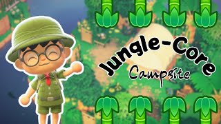 Campsite Build  ACNH Junglecore  Animal Crossing New Horizons [upl. by Jada673]