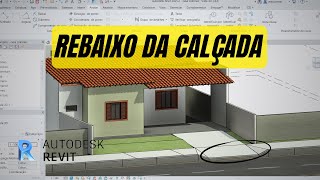 Aprenda como deixar a calçada rebaixada no revit para acesso de veículos [upl. by Piderit]