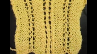 Strickmuster Nr72  TRAUMHAFTES SOMMER AJOUR [upl. by Whitcher]