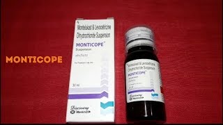 Monticope suspension सर्दी बुखार जुकाम की असरदार दवा ।treat cold and flu fever full review hindi में [upl. by Ahsiuqram487]