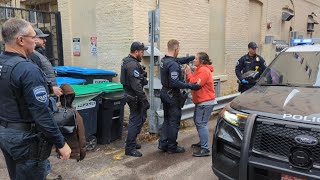 Police Detain and Arrest a Woman on Markhams Ln in Burlington VT on 20241105 [upl. by Anoet]