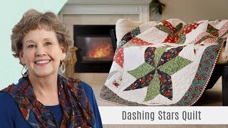 How To Make A Dashing Star Quilt  Free Quilting Tutorial [upl. by Ketty]