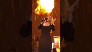 Powerful Set Fire To The Rain adele weekendswithadele concert highlights shorts fyp [upl. by Beesley]