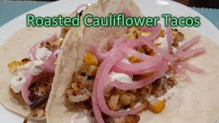 Trejos Tacos Cookbook Roasted Cauliflower Tacos With A Vegan Cashew Crema [upl. by Tullus]