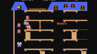 Famicom Mappy マッピー 1LoopRound116 PLAY [upl. by Aeslehc487]