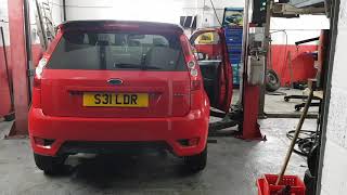 2008 ford fiesta cherry bomb sound [upl. by Adyam]