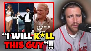 Kelce is FURIOUS over Sam Heughan Taylor Swift [upl. by Leiram]