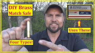 Super Easy DIY Brass Match Safe [upl. by Noyahs]