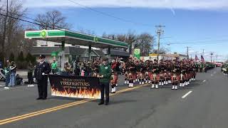 2024 St Patrick’s Day Parade Wantagh New York Nassau County Firefighters Pipes and Drums [upl. by Feeley]