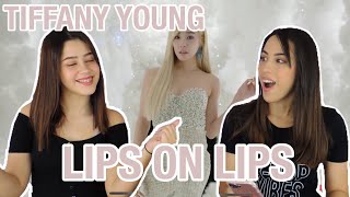 TIFFANY YOUNG  LIPS ON LIPS MV REACTION [upl. by Anirdnaxela]