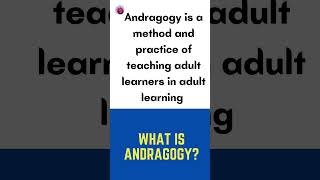 what is andragogy [upl. by Vladamar]