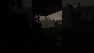 My aunt Kathy videoing her neighbors house in Bradenton FL hurricane milton fyp weather pray [upl. by Selinda]