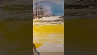 Aquarelle aquarelle art painting tuto [upl. by Buroker]