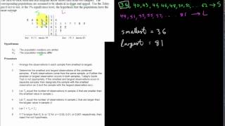 Hypothesis testing  Tukeys quick test [upl. by Fraze]