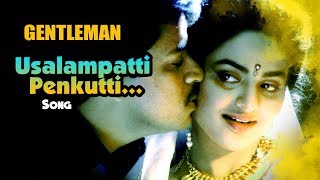 AR Rahman Hit Songs  Usalampatti Penkutti Song  Gentleman Tamil Movie  Arjun  Madhoo  AR Rahman [upl. by Notse]