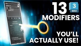 13 3ds Max Modifiers that youll actually use EXPLAINED [upl. by Ahsatal]