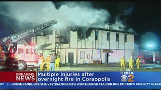 Multiple Injuries Reported In Overnight Coraopolis Fire [upl. by Dazraf417]