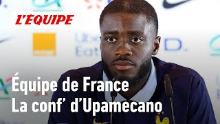 Dayot Upamecano  quotIl ne faut pas oublier ce que Kylian Mbappé a fait pour lÉquipe de Francequot [upl. by Anival444]