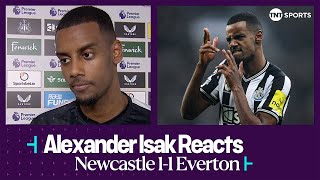 quotI ALWAYS WANT TO SCOREquot  Alexander Isak  Newcastle 11 Everton  Premier League [upl. by Amber]