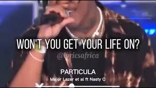 Major Lazer  Particular Official Lyrics Video [upl. by Anihsat]