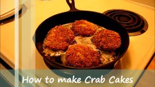 How to make Crab Cakes  soul food recipe [upl. by Publias]