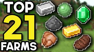 BEST Farms for Minecraft Bedrock 121 2024 [upl. by Broome860]