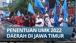 Penentuan UMK Surabaya 2022 dan Daerah Lain di Jawa Timur [upl. by Ibbed864]