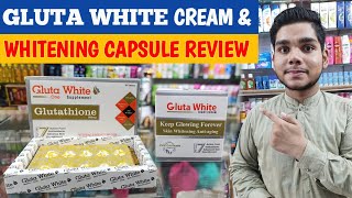 Gluta White Cream and Gluta White Capsule  Best Night Cream [upl. by Vilhelmina]