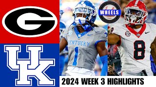 1 Georgia vs Kentucky  Full Game Highlights  2024 College Football Highlights [upl. by Orelu]