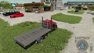 Continue sowing build a new pigsty buy 1200 pigs Elmcreek Farm Farming simulator 22 ep 129 [upl. by Nassi]