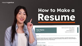 How to Make a Resume with free resume templates [upl. by Atteoj]