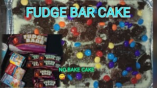 BUDGET MENU FUDGE BAR CAKE NO BAKE CAKEHOW TO MAKE FUDGE BAR CAKE [upl. by Hauser]