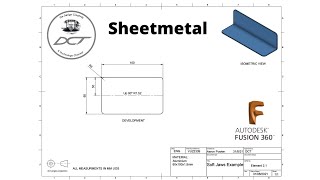 Fusion360 Sheetmetal amp Drawing Tutorial 1  Soft Jaws [upl. by Ilysa606]