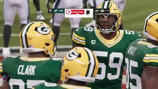 gameplay Madden 24 🎮 Eagles vs Packers [upl. by Naeroled550]