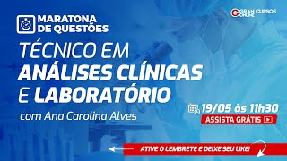 Maratona de questões – Técnico em análises clinicas e Técnico em laboratório [upl. by Nohsram334]