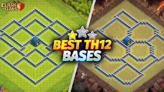 NEW TH12 Base Link  BEST Town Hall 12 TrophyWarHybridFarming Base  Clash Of Clans [upl. by Yarvis460]