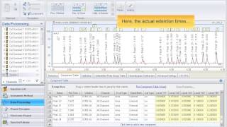 Chromeleon Get Current Retention Times [upl. by Trebled632]