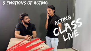 Acting Class live 9 emotion [upl. by Saphra]