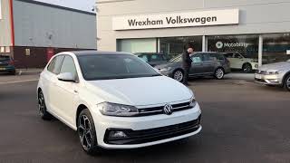 Volkswagen Polo 10TSI RLine Pure White New Car  Wrexham Volkswagen [upl. by Keverne]