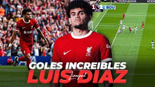 GOLES DE LUIS DIAZ CON EL LIVERPOOL QUE IMPRESIONARON AL MUNDO [upl. by Enillebyam]