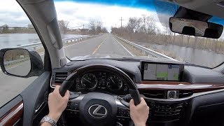 2019 Lexus LX 570 2 Row  POV Test Drive Binaural Audio [upl. by Fu]