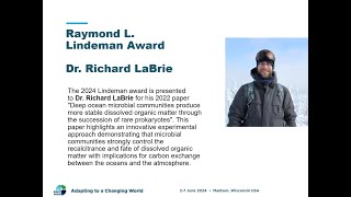 2024 Raymond Lindeman Award to Richard LaBrie [upl. by Aduh38]