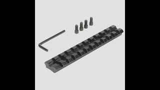 Scope Mount 20mm Picatinny Rail with 11 Slots 120mm Length weaver Rail Base [upl. by Adelheid278]