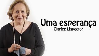 POEMA Uma Esperança  Clarice Lispector por Aracy Balabanian [upl. by Eanod]