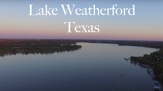 Lake Weatherford  Drone Flight [upl. by Attenrev909]